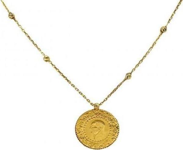 Çeyrek 3,43 gr 22 Ayar Altın Kolye - Image 1