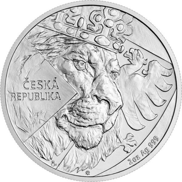 Czech Lion 2024 2 Ons Gümüş Sikke Coin - Image 1