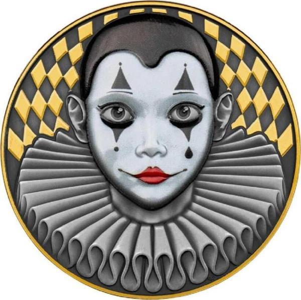 Pierrot Palyaço Gümüş Sikke Coin - Image 1