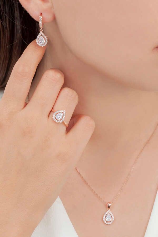 AgaKulche Damla Model Set Rose S4RB 925 - Image 1