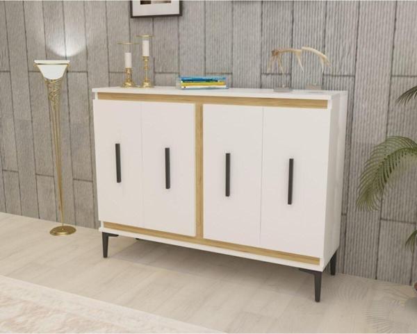 DemonteHome Ni̇tradh Konsol Beyaz Safi̇rmeşe - Image 1