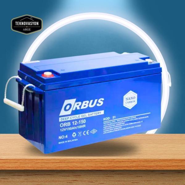 Orbus 150 Amper Jel Akü - Image 1