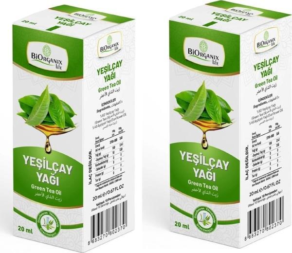 Yeşilçay Yağı 20 ml 2Adet - Image 1