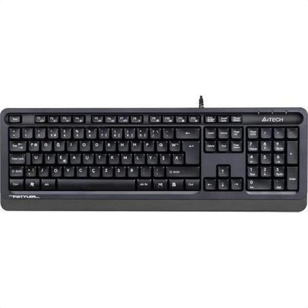 A4 Tech Fk10, Gri, Fstyler, Usb Kablolu,  Türkçe F, Multimedya Klavye - Image 1