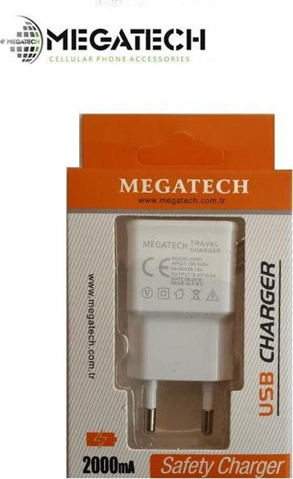 Megatech Usb Cep Telefonu Şarj Aleti (Kablo Yok) Cc-01 - Image 1