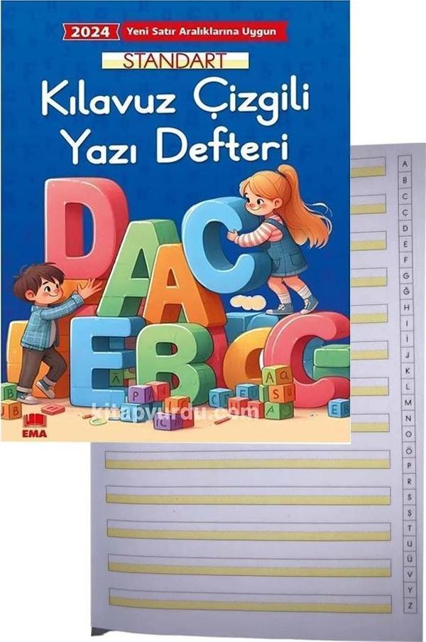 Yeni Müfradat Güzel Yazı Defteri A4 19x27 cm 24 Yaprak 1 Adet Standart Kılavuz Çizgili Yazı Defteri Satır Aralıklarına U - Image 1