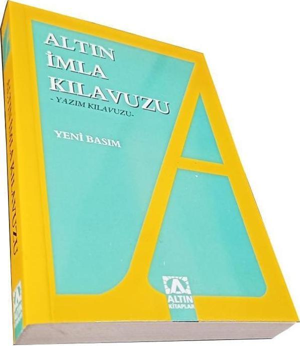İmla Kılavuzu ve Yazım Kılavuzu 303 Sayfa 11x16 cm 1 Adet Altın İmla Kılavuzu ve Yazım Kılavuzu - Image 1