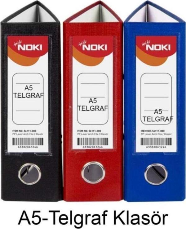 Telgraf Klasör Geniş A5 Plastik 3 Renk 1 Paket - Image 1
