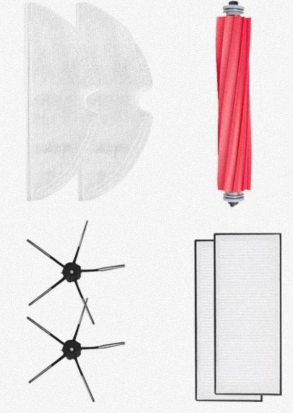 Lin Grup Roborock Q7 Max Uyumlu Yedek Set Hepa Filtre Rulo Ve Mop Paspas - Image 1