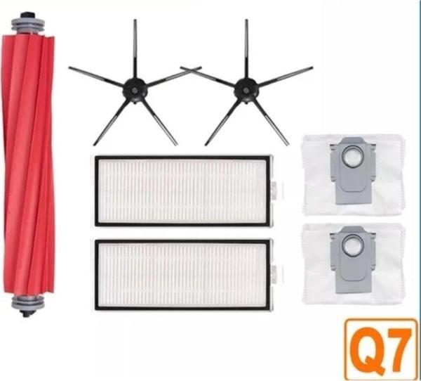 Lin Grup Roborock Q7 Max Plus Uyumlu Toz Torbası - Hepa Filtre - Fırça Seti - Image 1