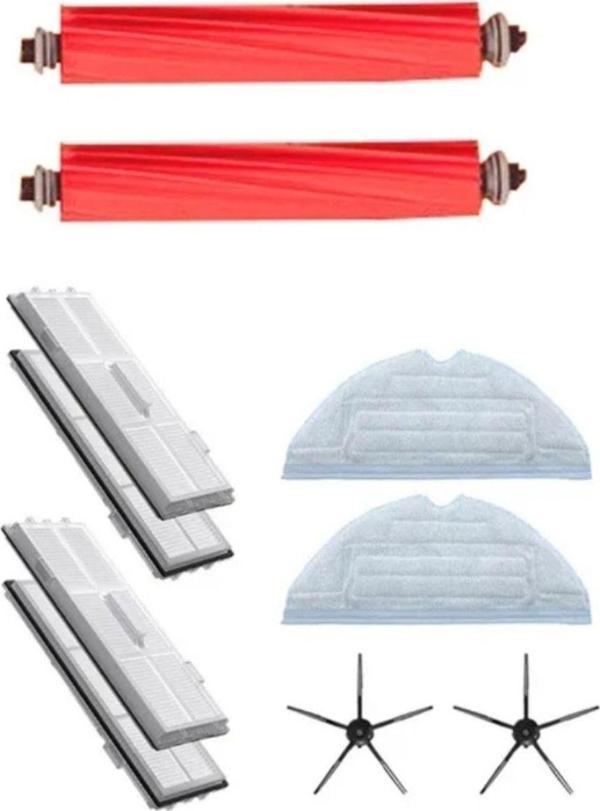 Lin Grup Roborock S7 Sonic Mopping S7 + S7 Maxv S7 Pro Uyumlu Yedek Hepa Filtre Fırça Mop Paspas Seti - Image 1