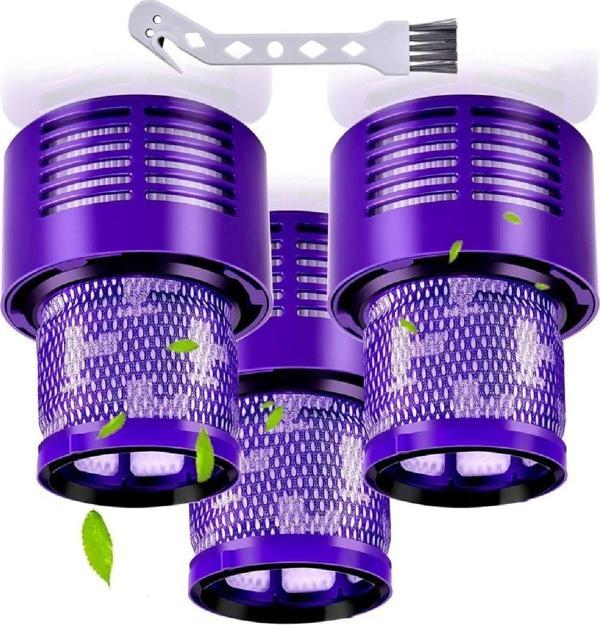 Lin Grup V10 Absolute Hepa Filtre 3 Adet Uyumlu (Temizleme Fırçası Dahil) - Image 1