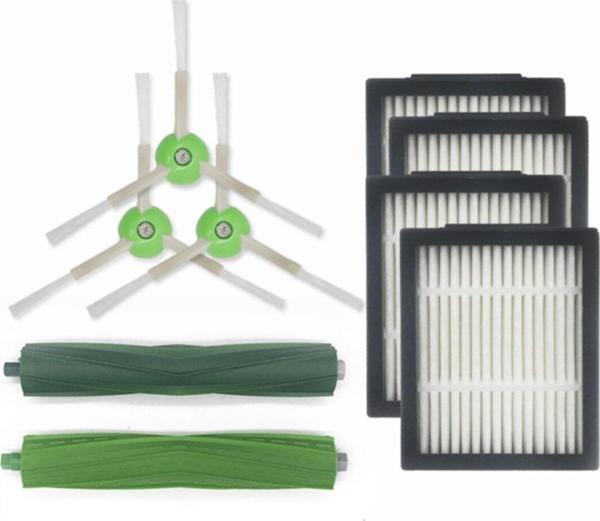 İrobot Roomba I7 (7150) I7 I7 Artı (7550) - 4 Adet Hepa Filtre,3 Adet Yan Fırça,1 Set (2 Adet)Ana Fırça - Image 1