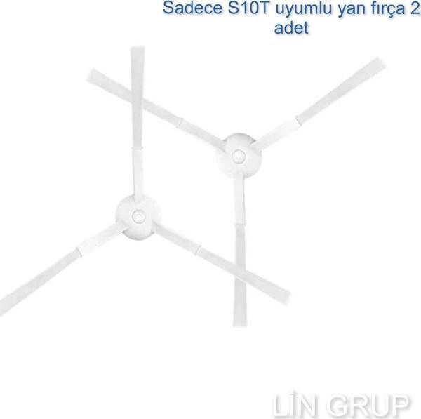Lin Grup Xiaomi S10T Stfcr01Sz Modeli Uyumlu 2 Adet Yan Fırça - Image 1