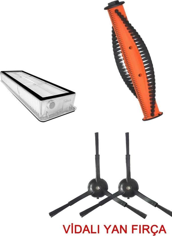 Lin Grup Xiaomi Robot Vacuum S10T Stfcr01Sz Uyumlu Filtre Fırça Seti - Image 1