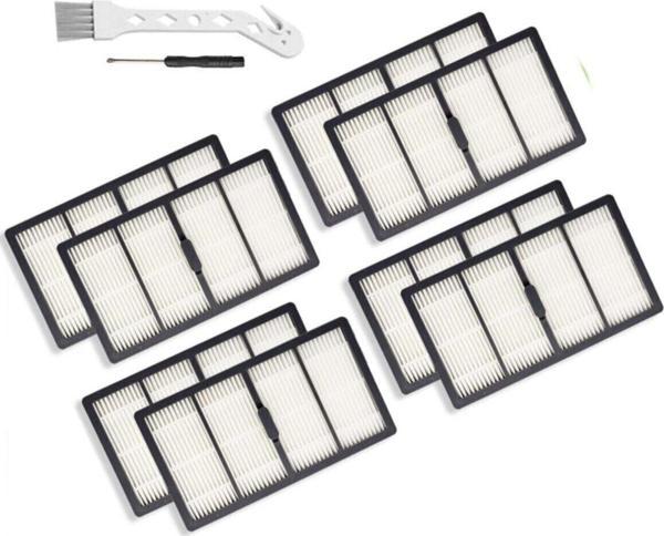 İrobot Roomba S9 Uyumlu 8 Adet Hepa Filtre,1 Adet Temizleme Fırçası - Image 1