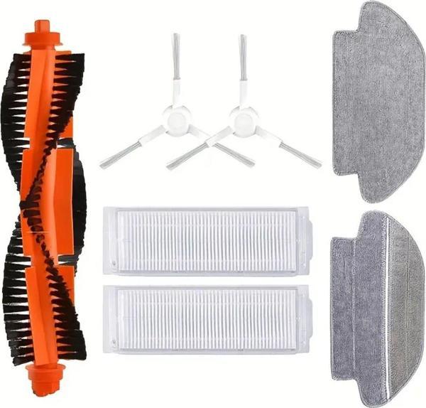 Lin Grup Xiaomi S12 Uyumlu Filtre Mop Paspas Fırça Yedek Set - Image 1
