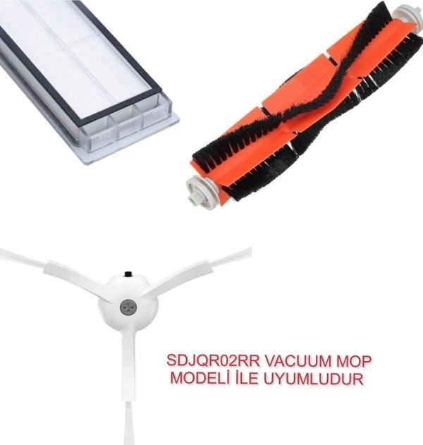 Lin Grup Sdjqr02Rr Vacuum Robot Süpürge Uyumlu Yedek Parça Seti - Image 1