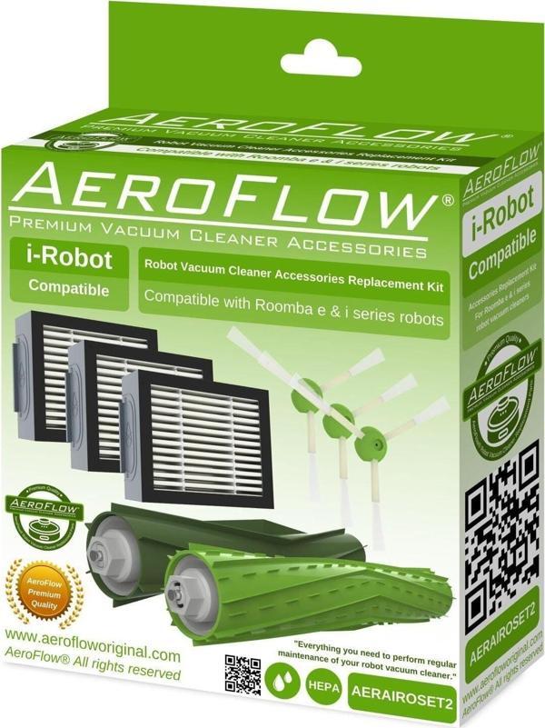 Aeroflow I-Robot Roomba Tüm E Ve I Serilerine Uyumlu Robot Süpürge Aksesuar Seti - Image 1