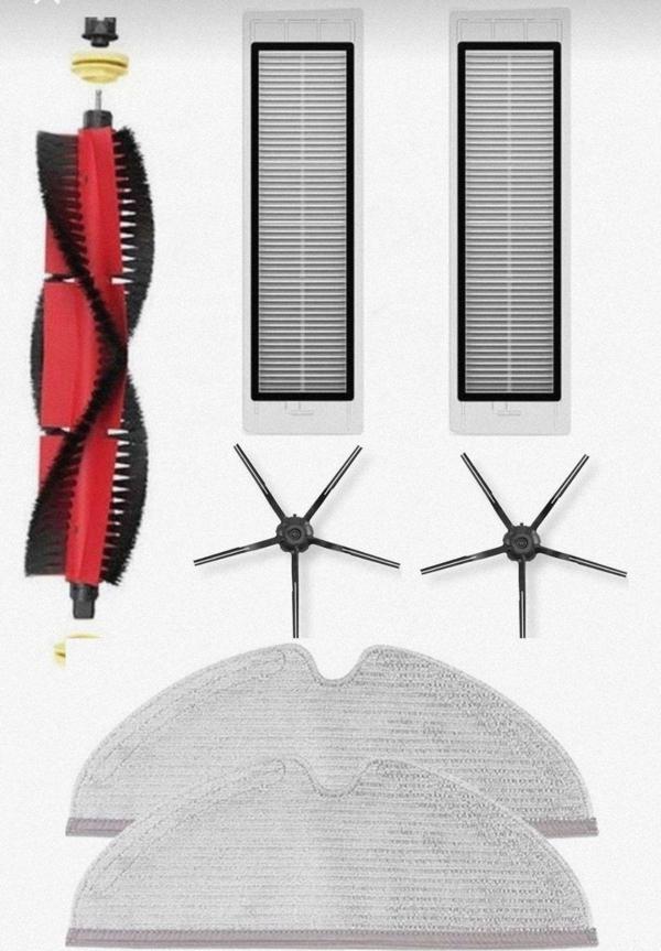 Lin Grup Roborock S6 Maxv S5 Max Uyumlu Hepa Filtre Mop Paspas Fırça Seti - Image 1