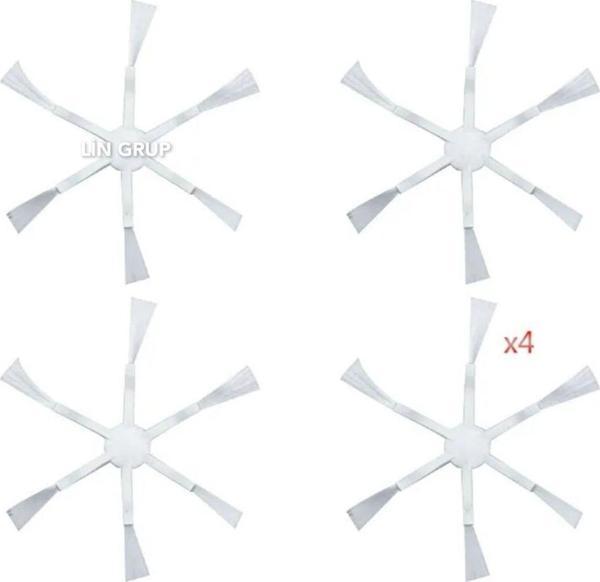 Lin Grup Mi Robot Xmstjqr2C 2C - Mop 2 Ultra Stytj03Zhm Yan Fırça 4 Adet - Image 1