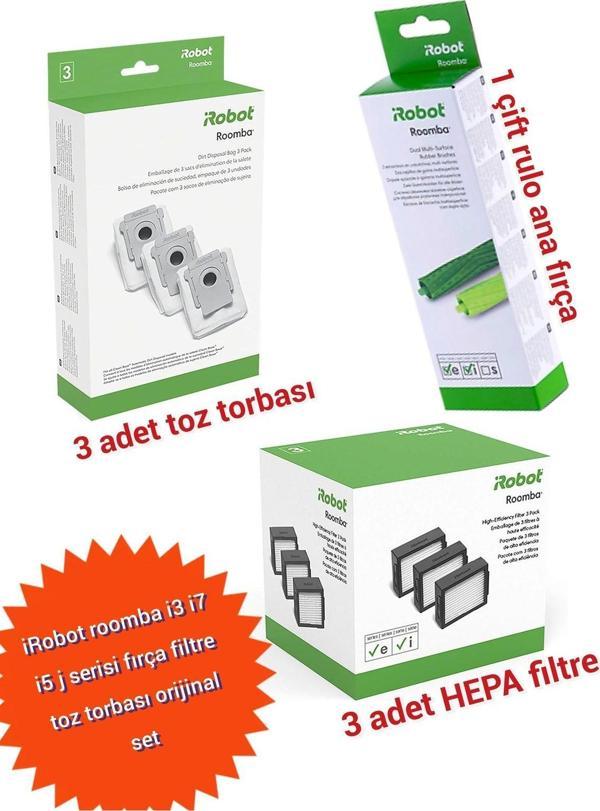 İrobot Roomba I3 I7 I5 J Serisi Uyumlu Orijinal Yedek Parçaları - Image 1