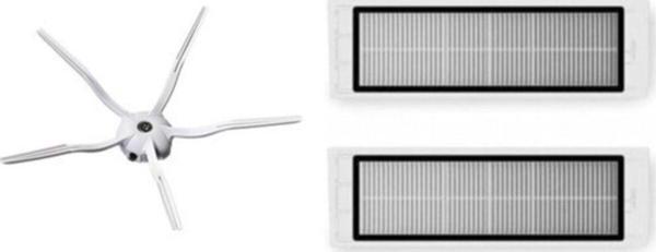 Xiaomi Roborock S6 Pure 2 Adet Hepa Filtre , 1 Adet 5 Kollu Yan Fırça - Image 1