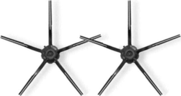 Roborock S5 S5 Max S6 S6 Pure Uyumlu 5 Kollu Yan Fırça 2'Li - Image 1