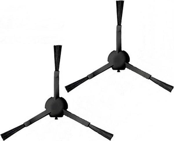 Robokit Siyah Kopya - Xiaomi Robot Vacuum Mop 1C Uyumlu 2Li Yan Fırça (Siyah) - Image 1