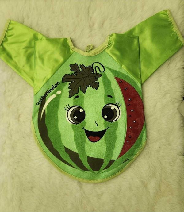 Lin Grup Mama Önlüğü - Karpuz Desenli Kollu - Image 1