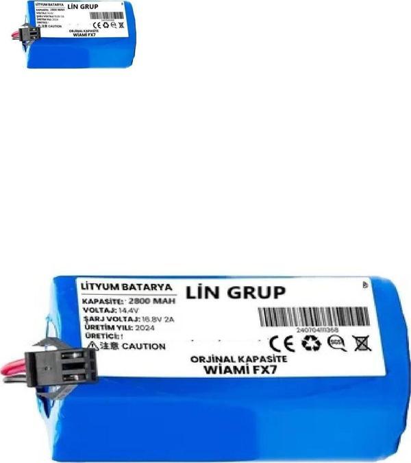 Lin Grup Wiami Fx-7  Fx7 Uyumlu Yedek Batarya Pil 2800 Mah. - Image 1