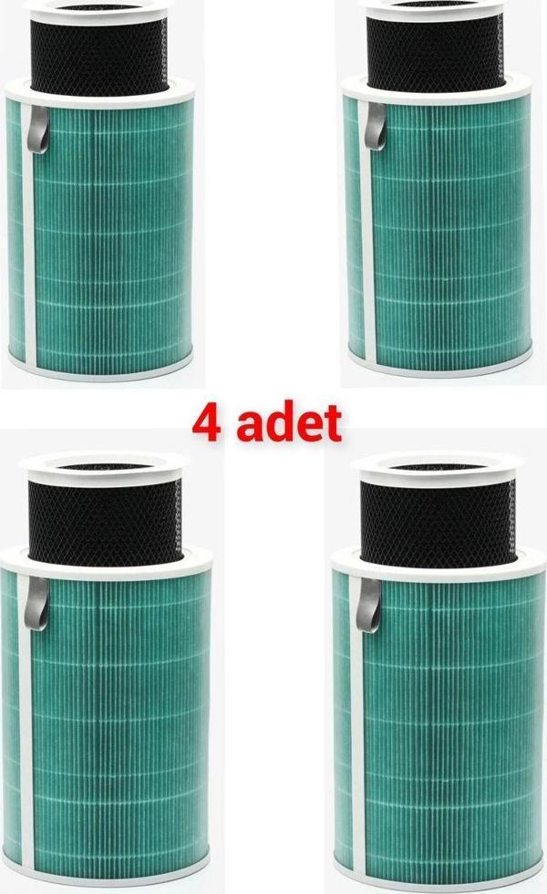 Lin Grup Xiaomi Air Purifier 1S 2S 3S 1H 2H 3H Uyumlu Çipli Yedek Filtre 4 Adet - Image 1