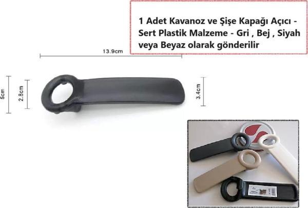 Lin Grup Şişe Kapağı Kavanoz Kapağı Açıcı Pratik 1 Adet - Image 1