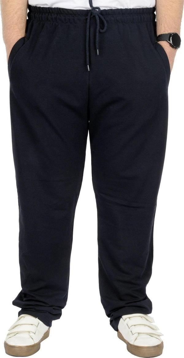 Modexl Büyük Beden Erkek Eşofman Altı Classic 2 Ip 11100 Lacivert - Image 1