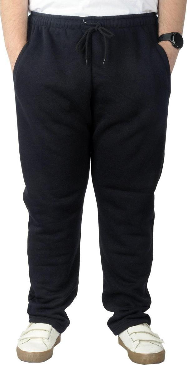 Modexl Büyük Beden Erkek Eşofman Altı Classic 3 Ip 11103 Lacivert - Image 1