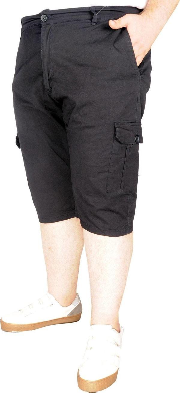 Modexl Büyük Beden Erkek Kapri Klasik 21401 Lacivert - Image 1