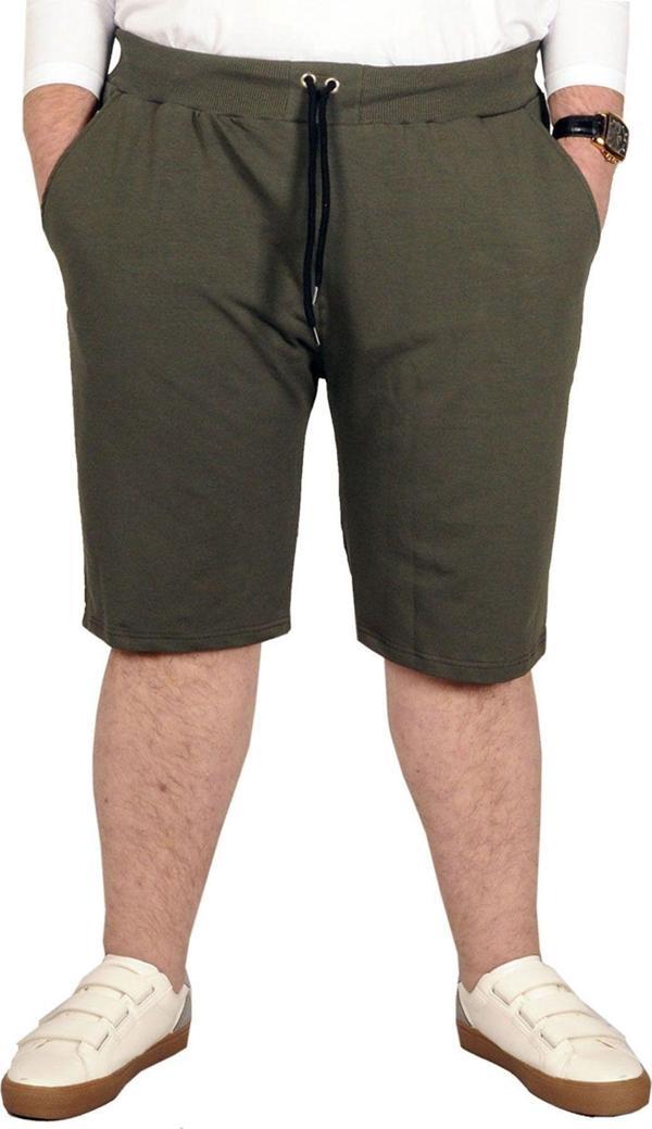 Modexl Büyük Beden Erkek Kapri Straight Basic 20500 Haki - Image 1