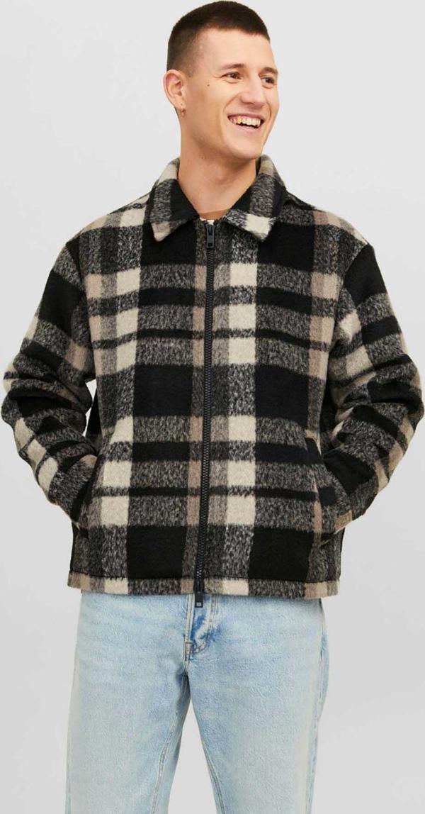 Jack&Jones Erkek Jorcole Fermuar Kapamalı Kapitone Ceket Mont 12238915 Kahverengi - Image 1