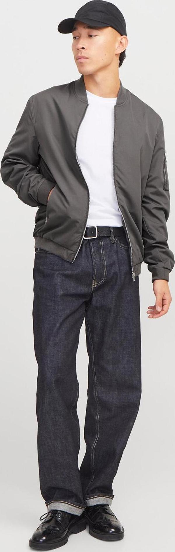 Jack&Jones Erkek Kolej Yaka Mont 63412165203 Füme - Image 1