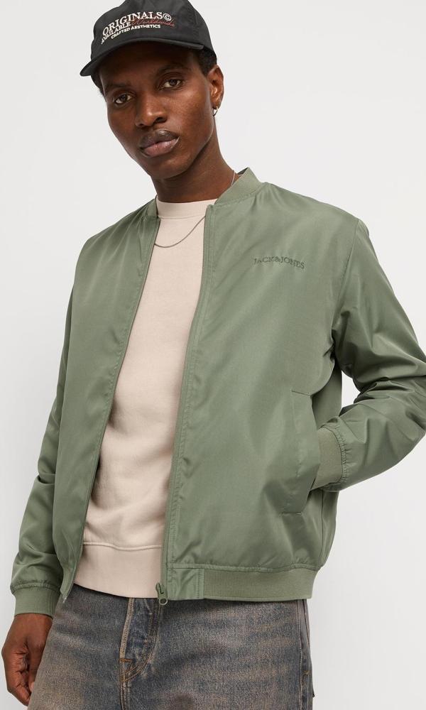 Jack&Jones Erkek Jjzack Bomber Ceket 12269097 Yeşil - Image 1