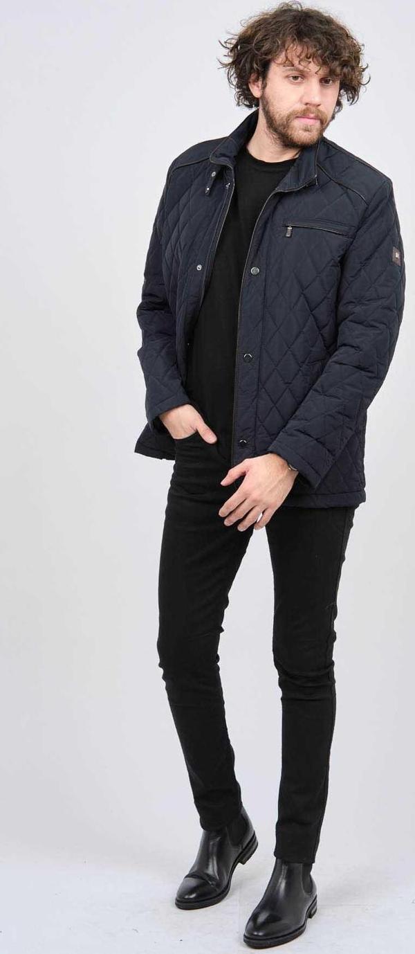 Daynax Erkek İçi Kürklü Kapitone Kaban 4921100 Lacivert - Image 1