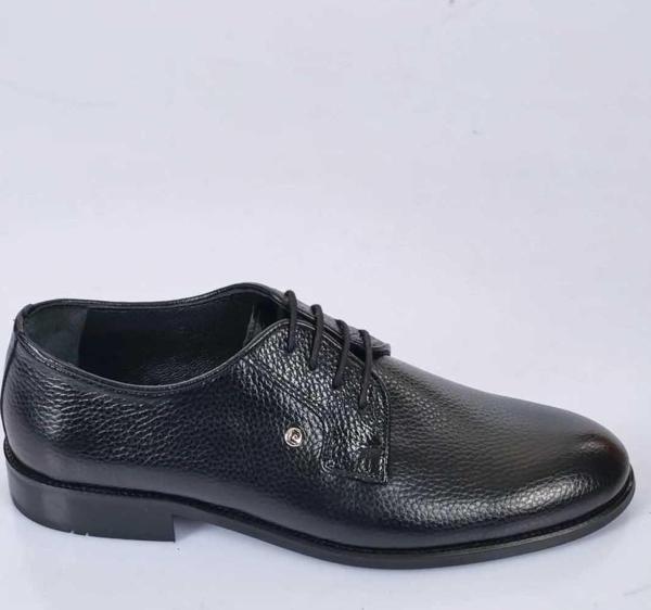 Pierre Cardin Erkek Hakiki Deri Klasik Ayakkabı 103184 Siyah - Image 1