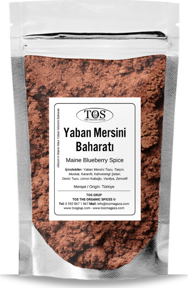 Allison'ın Maine Mavi Yaban Mersini Baharatı 100 gr Allison's Maine Blueberry Spice - Image 1