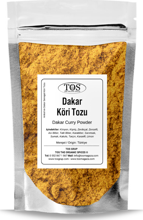 Anika'nın Dakar Senegal Köri Tozu 250 gr Anika's Dakar Senegalese Curry Powder - Image 1