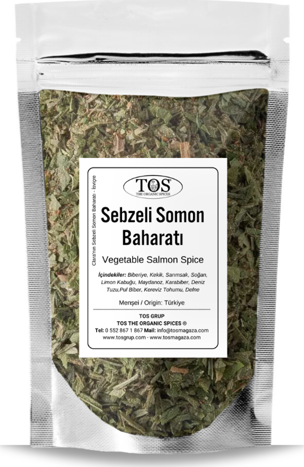Clara'nın Sebzeli Somon Baharatı 250 gr Clara’s Vegetable Salmon Seasoning - Image 1