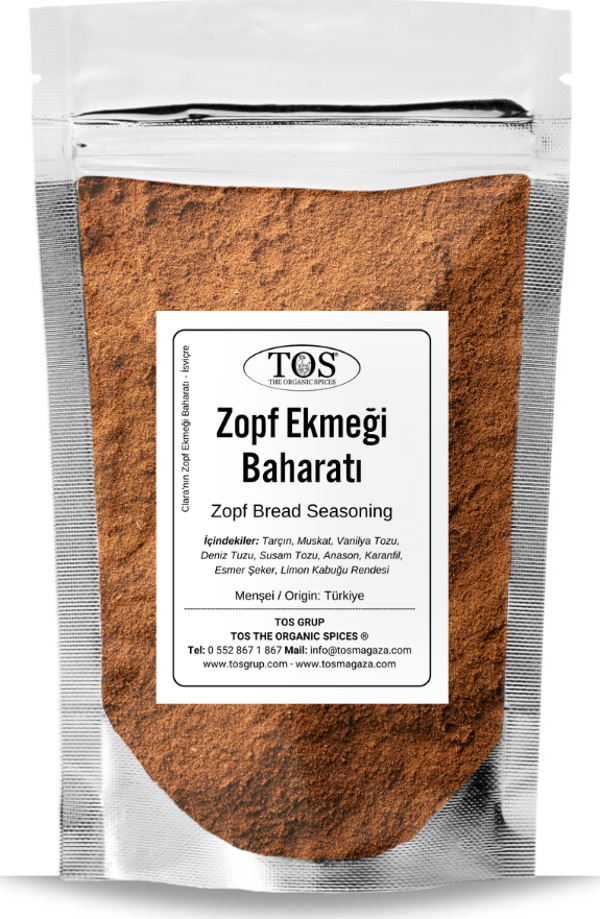 Clara'nın Zopf Ekmeği Baharatı 250 gr Clara’s Zopf Bread Seasoning - Image 1