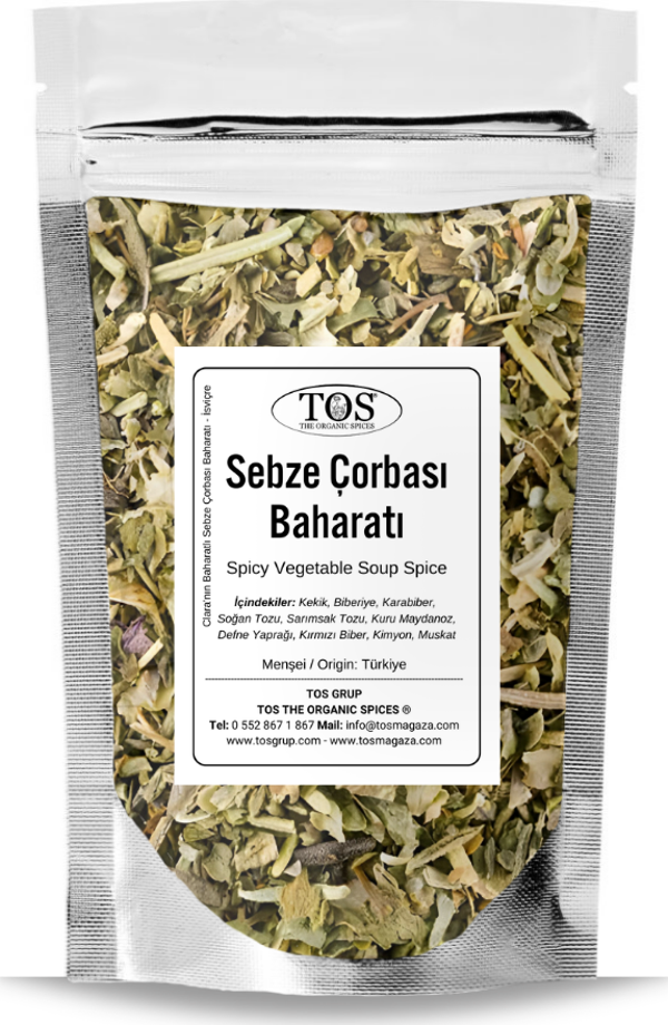 Clara'nın Baharatlı Sebze Çorbası Baharatı 500 gr Clara’s Spicy Vegetable Soup Seasoning - Image 1