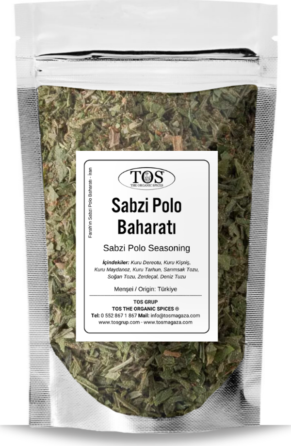 Farah'ın Sabzi Polo Baharatı 500 gr Farah’s Sabzi Polo Seasoning - Image 1