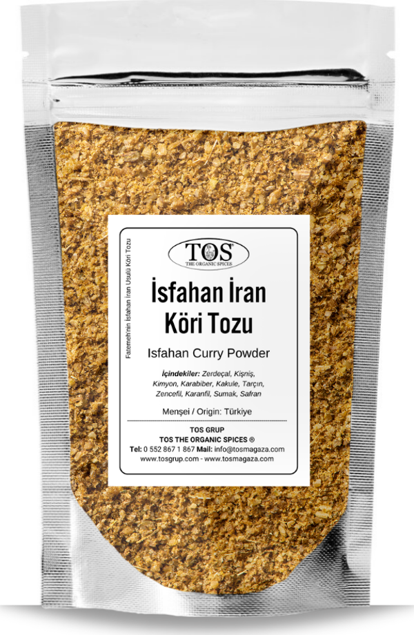 Fatemeh'nin İsfahan İran Usulü Köri Tozu 250 gr Fatemeh's Isfahan Iranian-Style Curry Powder - Image 1