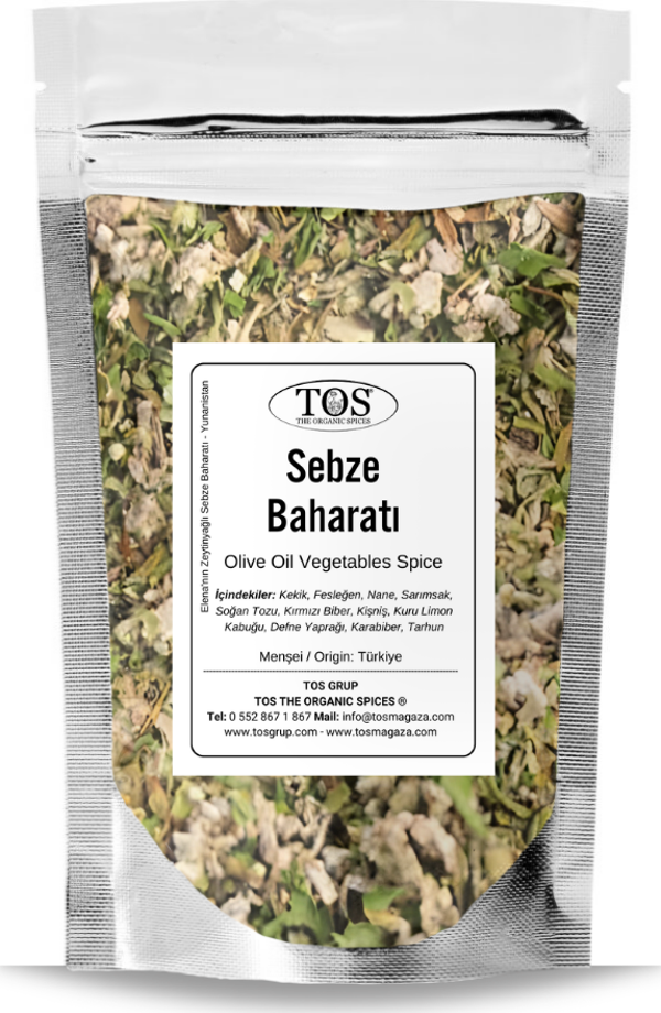 Elena'nın Zeytinyağlı Sebze Baharatı 100 gr Elena’s Olive Oil Vegetables Seasoning - Image 1
